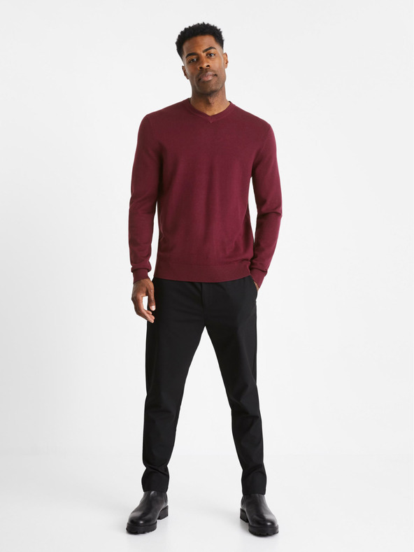 Celio Fekete férfi Celio Cosmart nadrág