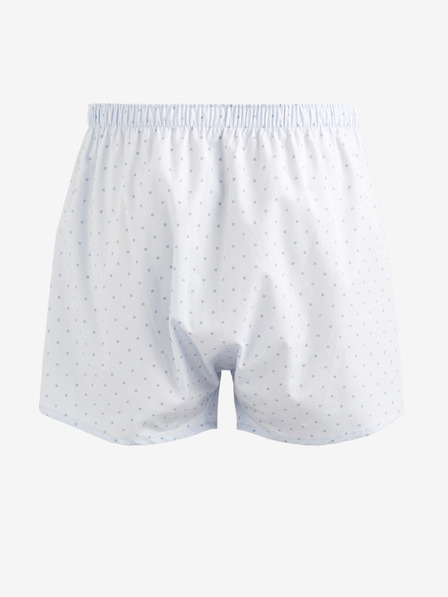 Celio Fehér férfi pöttyös pöttyös rövidnadrág Celio Dibusines3