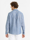 Celio Celio Daflix kék férfi vászon póló