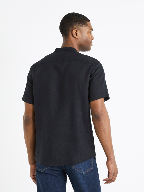 Celio Fekete férfi vászon ing Celio Damopoc