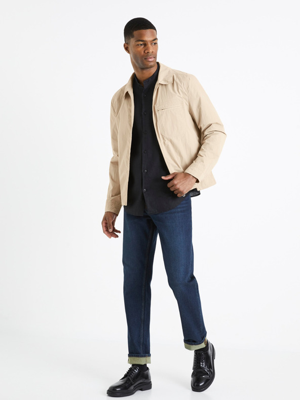 Celio Fekete férfi vászon ing Celio Damopoc