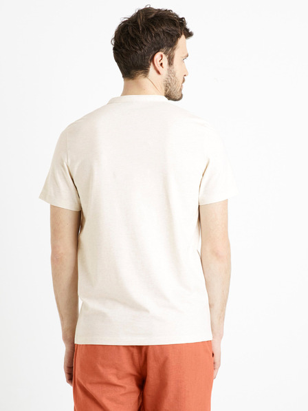 Celio Celio Cegeti krémszínű férfi basic ing Celio Cegeti