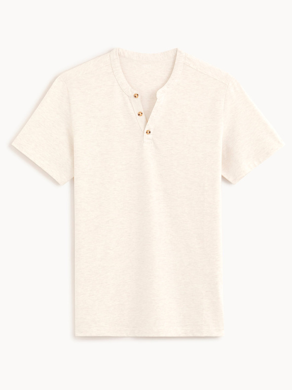 Celio Celio Cegeti krémszínű férfi basic ing Celio Cegeti