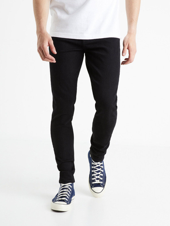 Celio Fekete férfi skinny fit farmer Celio Foskinny1