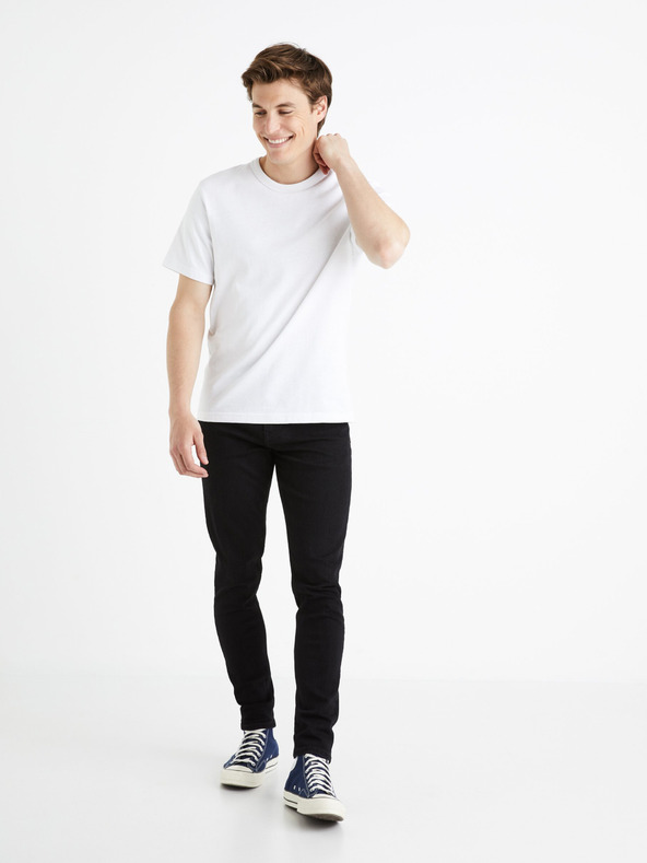 Celio Fekete férfi skinny fit farmer Celio Foskinny1