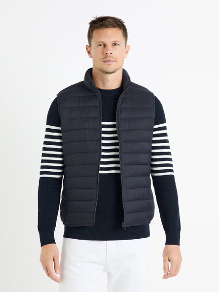 Celio Sötétkék férfi steppelt mellény Celio Fulock