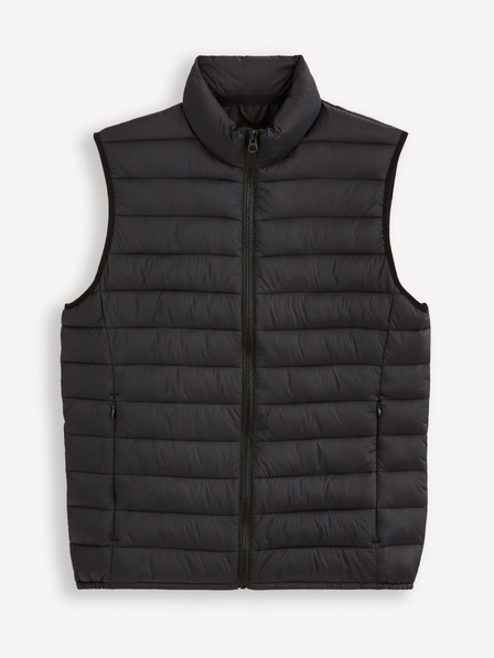 Celio Fekete férfi steppelt mellény Celio Fulock