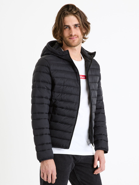 Celio Fekete férfi steppelt dzseki Celio Fububble