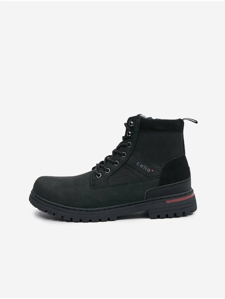 Celio Fekete férfi téli bokacsizma Celio