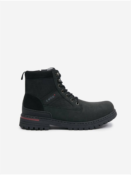 Celio Fekete férfi téli bokacsizma Celio