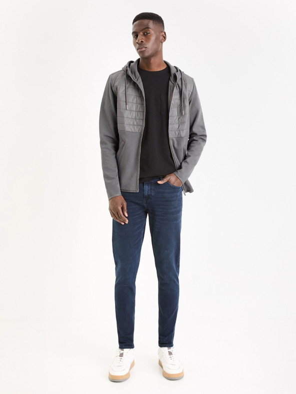 Celio Sötétkék skinny fit farmernadrág Celio Foskinny
