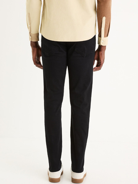 Celio Fekete férfi slim fit farmer Celio Dow