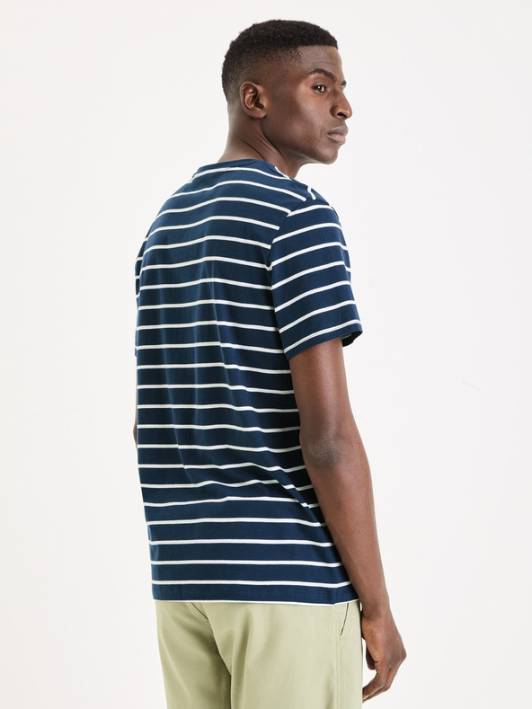 Celio Celio Gebaser sötétkék férfi basic póló