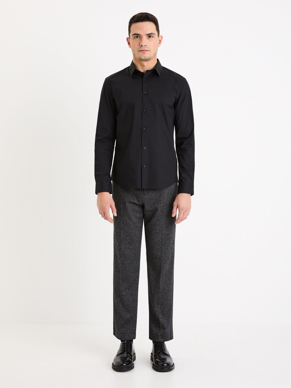 Celio Fekete férfi póló Celio Masantalrg