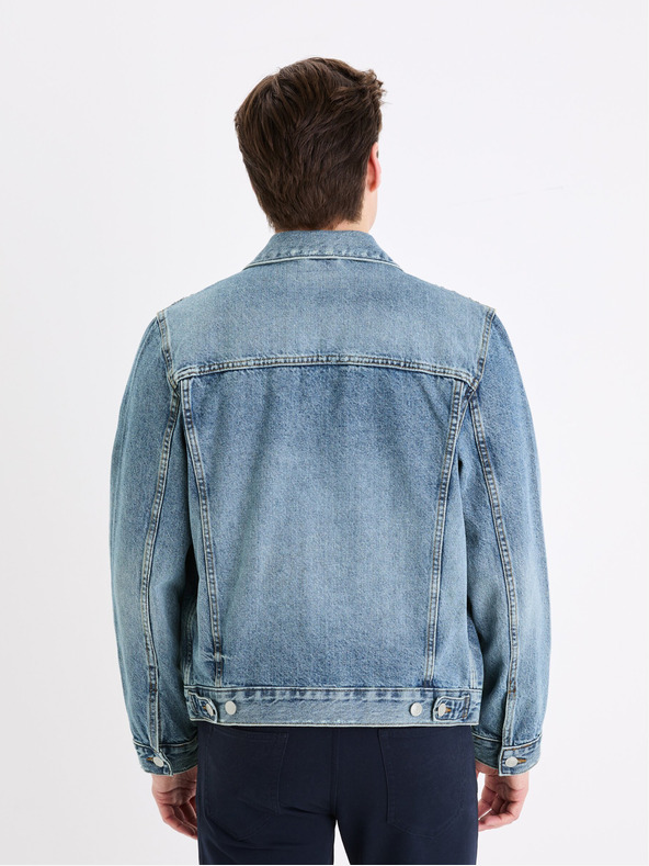 Celio Kék férfi farmerdzseki Celio Gudens