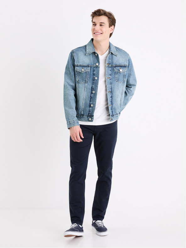 Celio Kék férfi farmerdzseki Celio Gudens