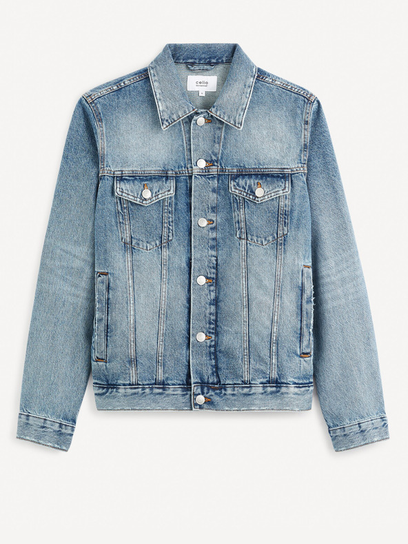 Celio Kék férfi farmerdzseki Celio Gudens