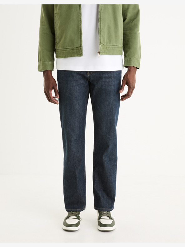 Celio Sötétkék férfi Celio C5 egyenes szabású farmer