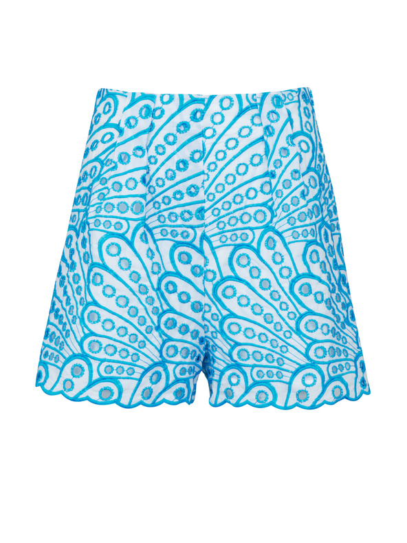 Orsay Kék női mintás rövidnadrág ORSAY