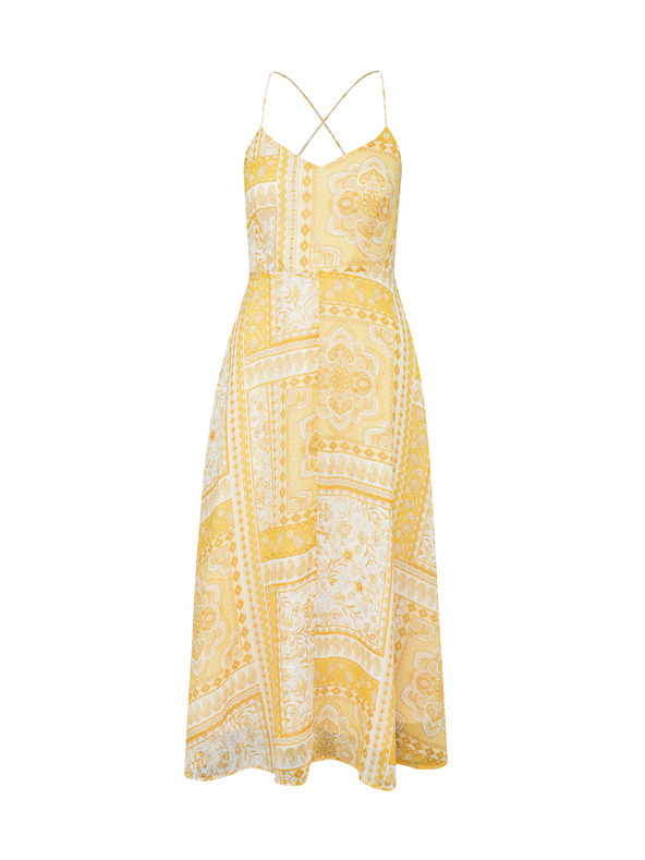 Orsay ORSAY sárga női midi ruha