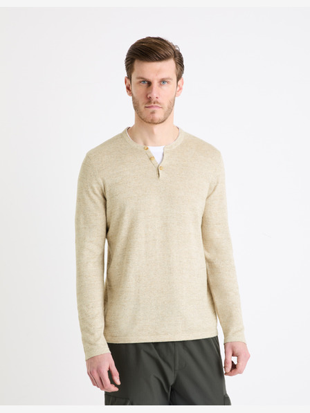 Celio Gelano henley pulóver