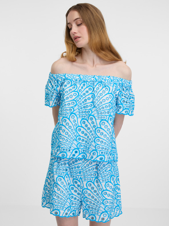 Orsay ORSAY kék mintás női blúz