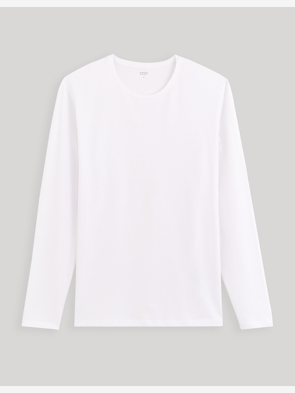 Celio Fehér férfi hosszú ujjú ing Celio Fabeille2 regular