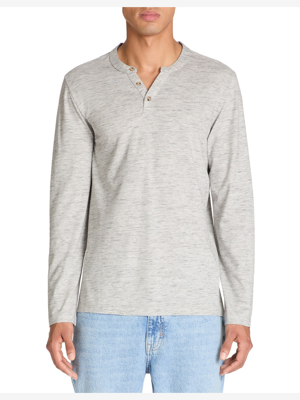 Celio Szürke hosszú ujjú férfi ing Celio Bibow2