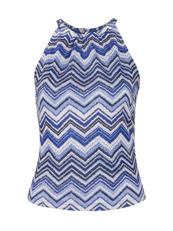 Orsay Kék mintás női trikó ORSAY