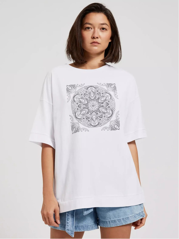 Moodo Női nyomtatott póló Moodo