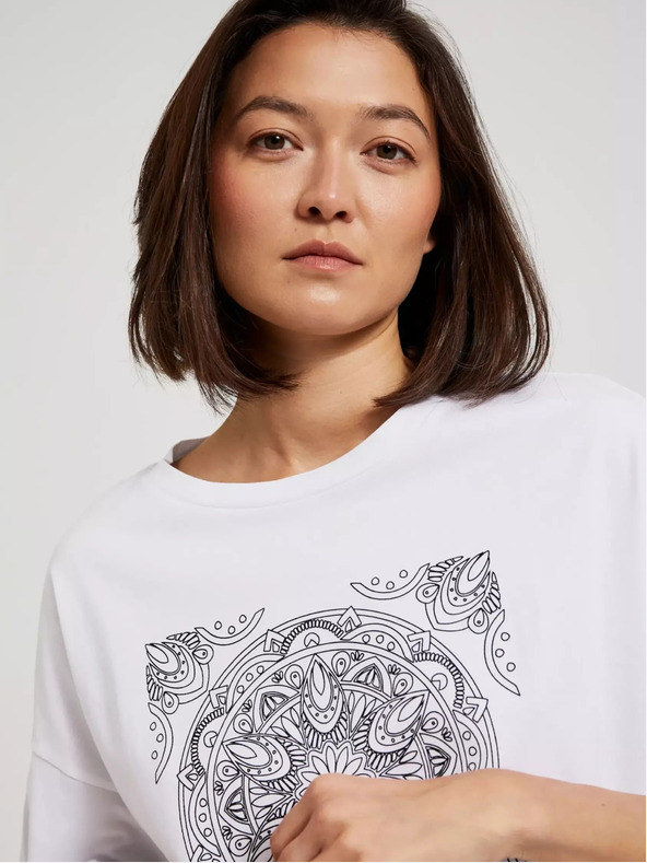 Moodo Női nyomtatott póló Moodo