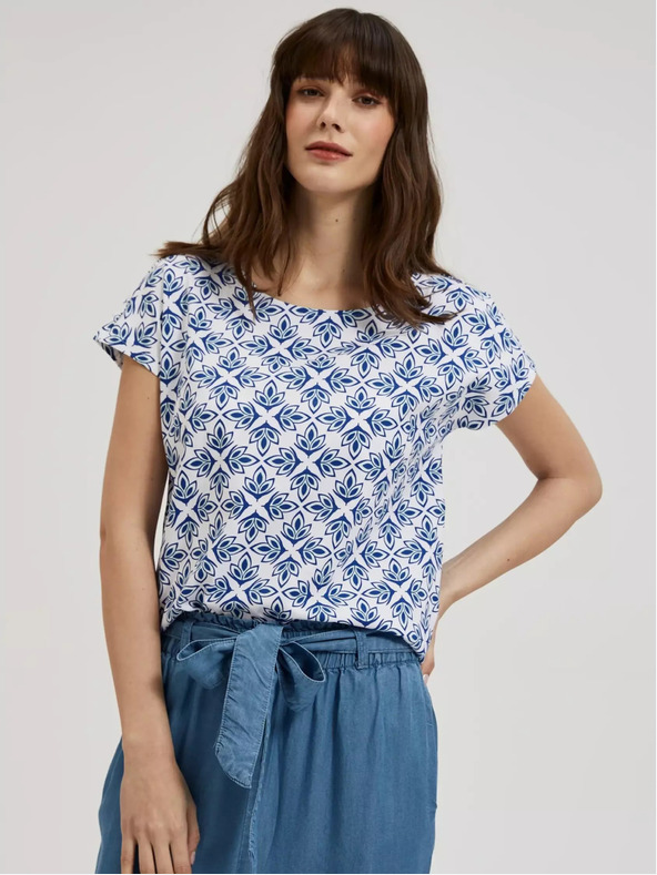 Moodo Női póló díszekkel Moodo