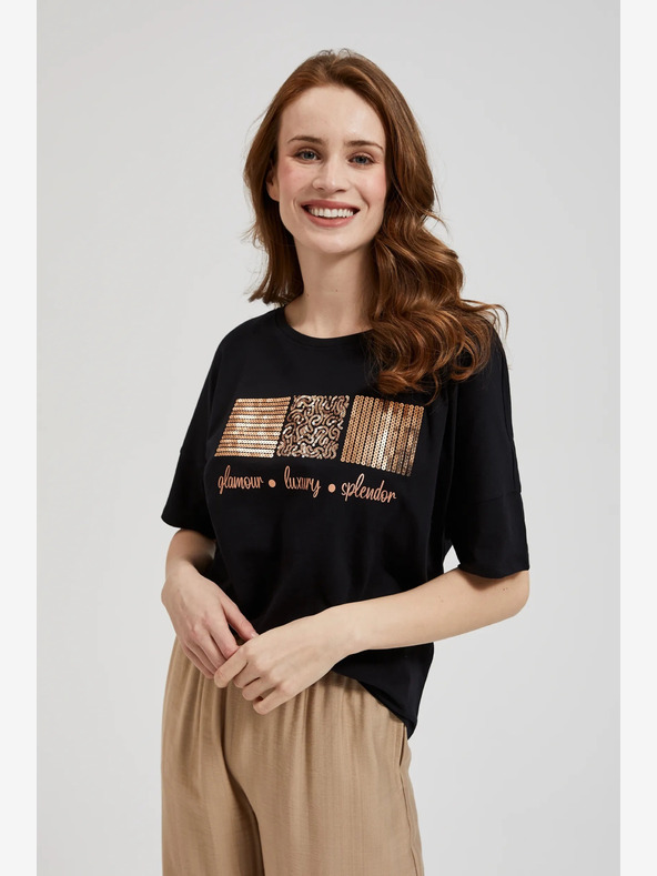 Moodo Női nyomtatott póló Moodo