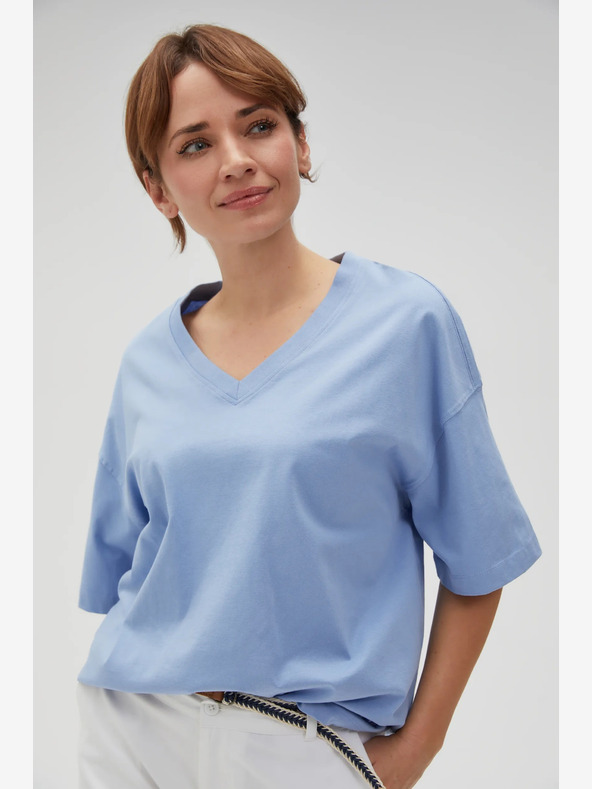 Moodo Világoskék női póló Moodo