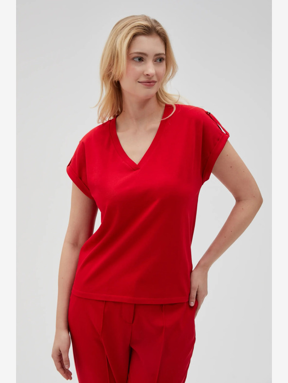 Moodo Piros női póló Moodo