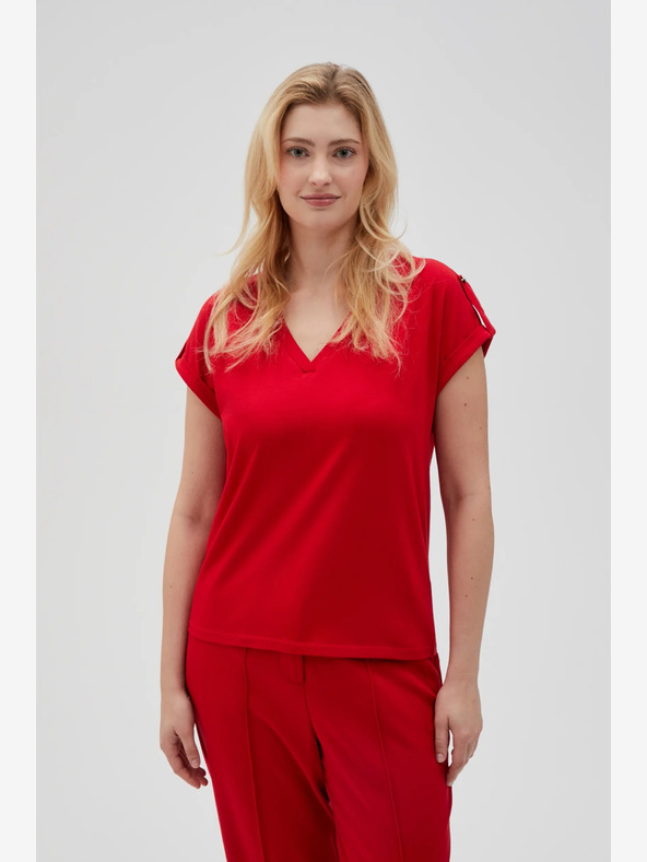 Moodo Piros női póló Moodo