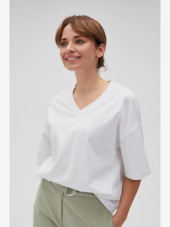 Moodo Fehér női póló Moodo