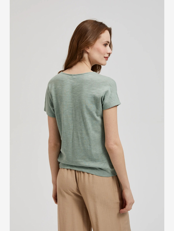 Moodo Zöld rövid ujjú póló Moodo