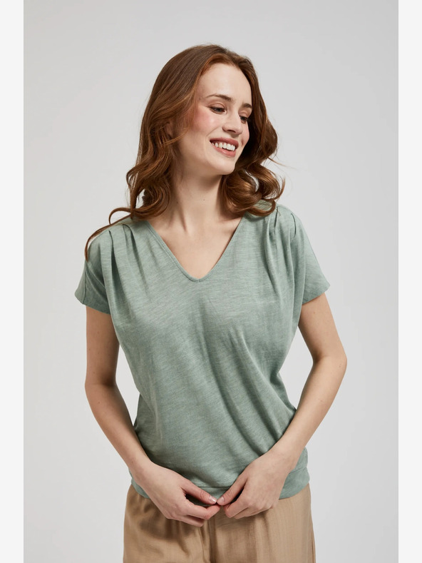 Moodo Zöld rövid ujjú póló Moodo