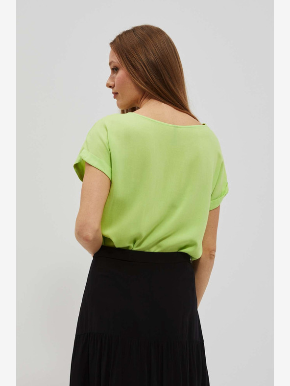 Moodo Zöld V-nyakú póló Moodo