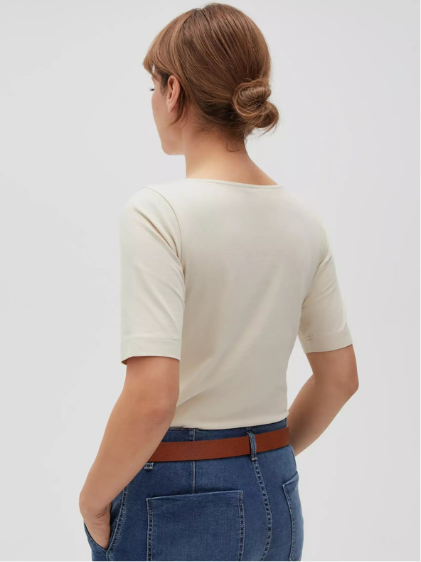 Moodo Moodo bézs színű női ing