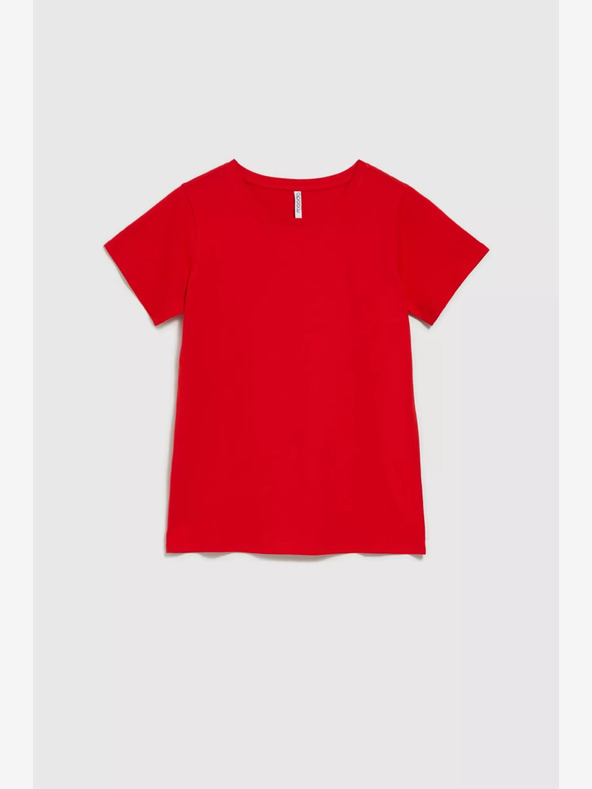 Moodo Piros rövid ujjú póló Moodo