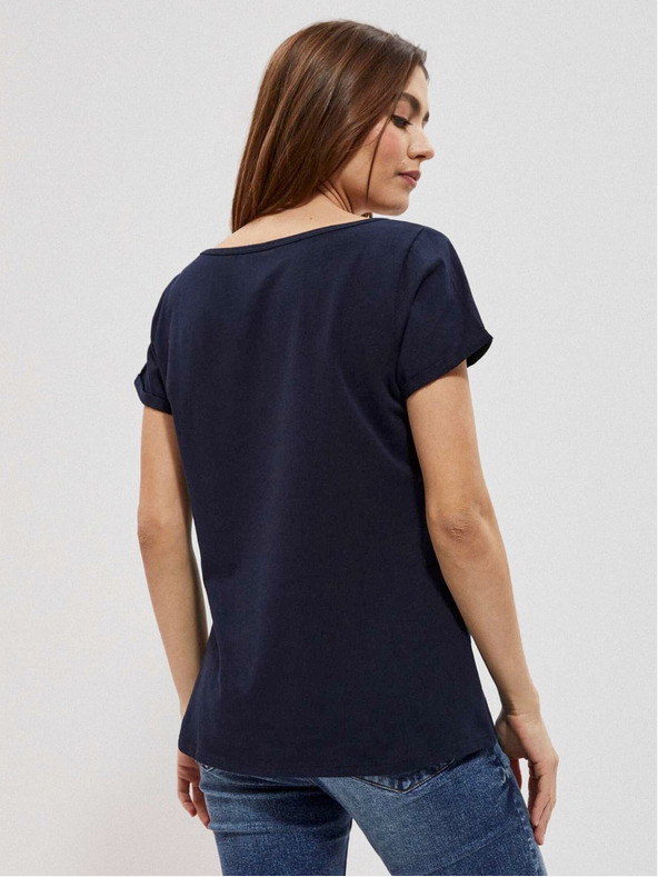 Moodo Sötétkék női póló Moodo