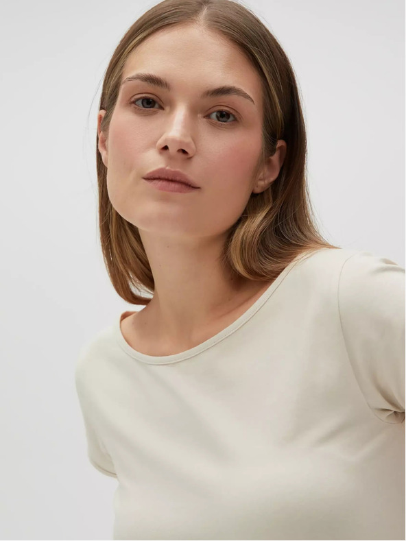 Moodo Moodo bézs színű női ing