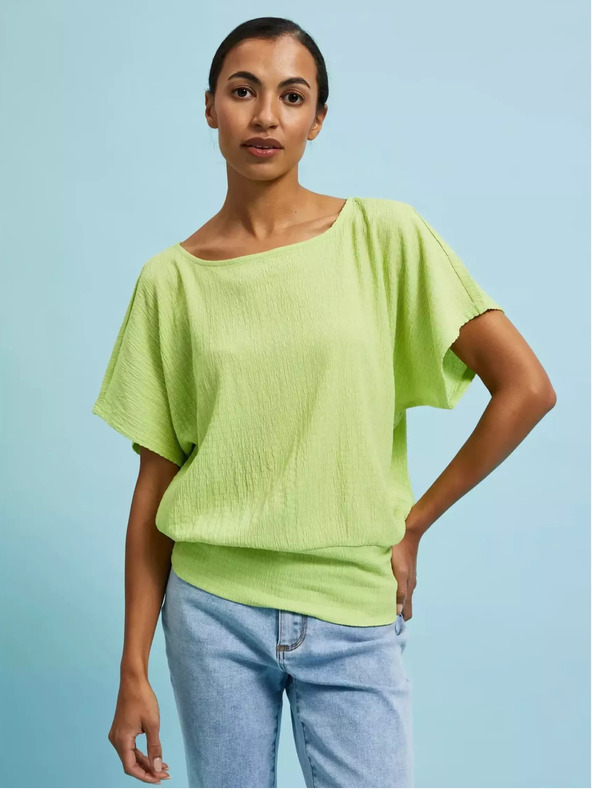 Moodo Zöld kerek nyakú póló Moodo