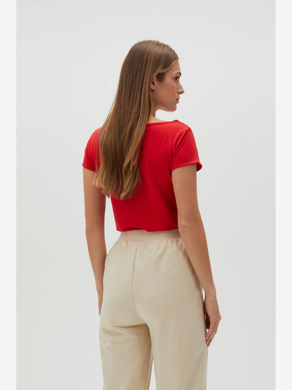 Moodo Piros női póló Moodo