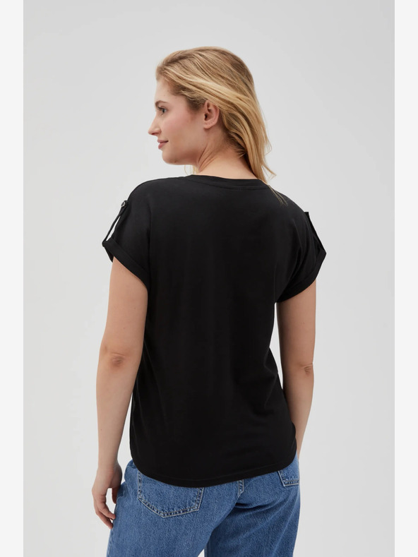 Moodo Fekete női hosszú ing Moodo