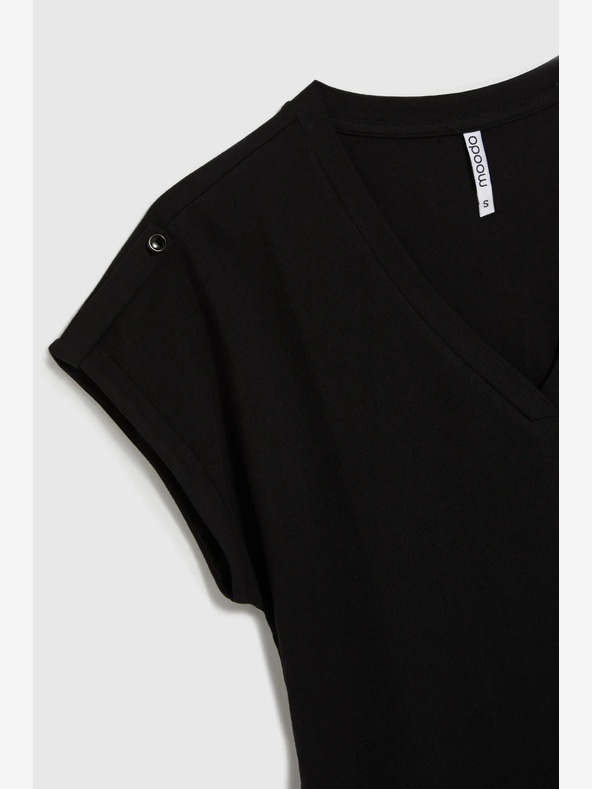 Moodo Fekete női hosszú ing Moodo