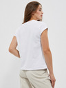 Moodo Fehér női nyomtatott póló Moodo