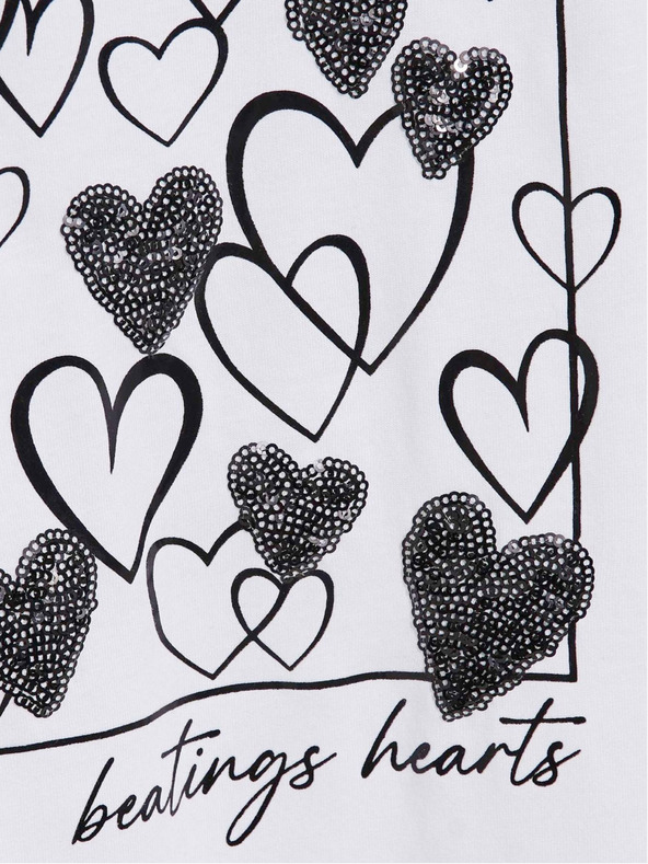 Moodo Fehér női póló Moodo